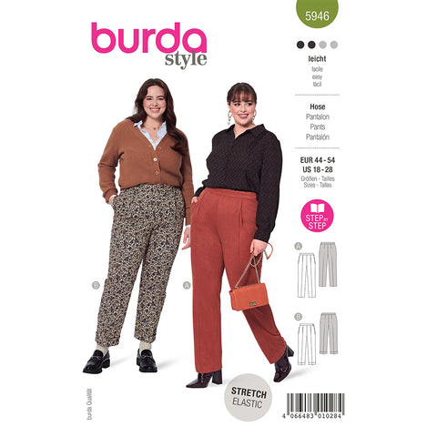 Pattern, Burda, 5946, Trousers/Pants
