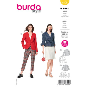 Pattern, Burda, 6100, Jacket