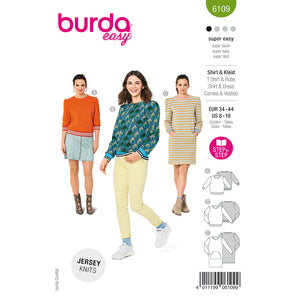 Pattern, Burda, 6109, Sweatshirt