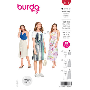 Pattern, Burda, 6118, Top, Dress
