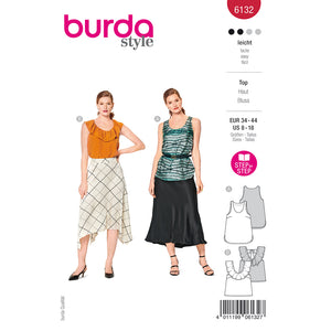 Pattern, Burda, 6132, Tank Top