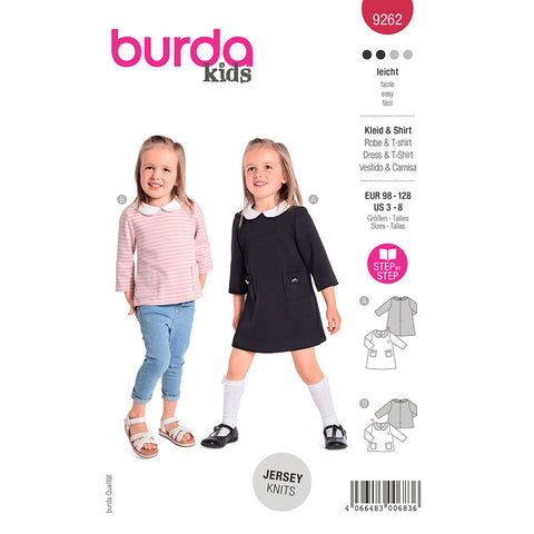 Pattern, Burda, 9262, Dress/Top, Kids