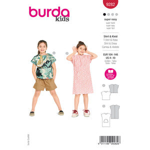 Pattern, Burda, 9282, Dress/Shirt, Kids