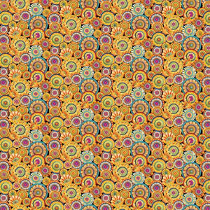 Fabric: Something to Crow About - Sunshine Gold/Multi     #16082B-33