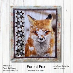 Kit, Forest Fox Lap Quilt