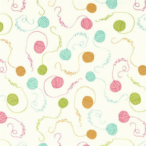 Fabric, Here Kitty Kitty by Stacy Iest, Cream Wool 520834-11