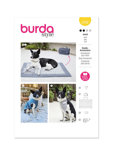 Pattern, Burda, 5702, Pet Accessories