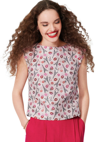 Pattern, Burda, 5727, Misses' Top