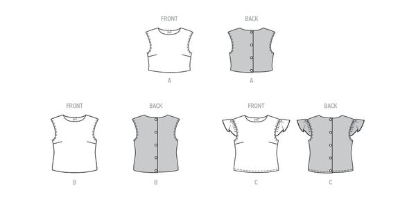 Pattern, Burda, 5727, Misses' Top