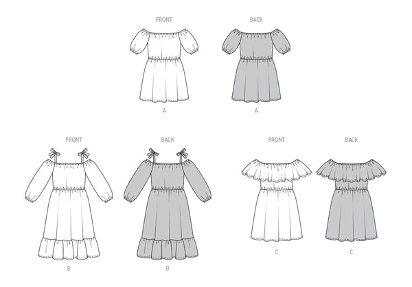 Pattern, Burda, 5728, Misses' Dress