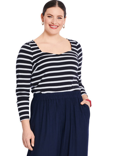 Pattern, Burda, 5731, Misses' T-Shirt