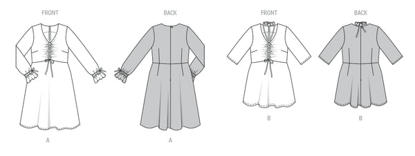 Pattern, Burda, 5732, Misses Dress and Blouse