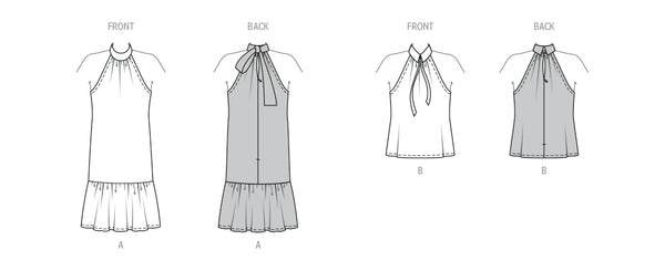 Pattern, Burda, 5737, Misses Dress and T-Shirt