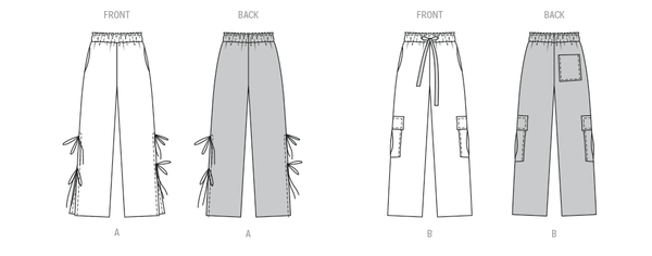 Pattern, Burda, 5743, Misses Trousers/Pants