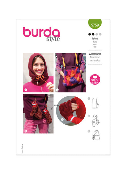 Pattern, Burda, 5759, Accessories