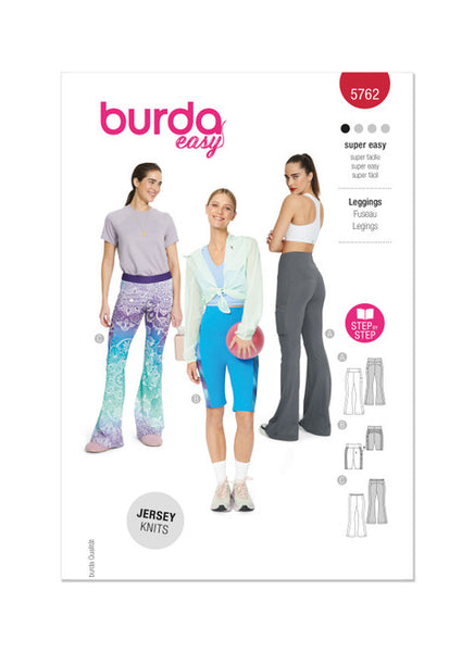 Pattern, Burda, 5762, Misses Leggings