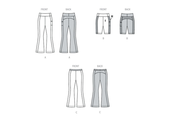 Pattern, Burda, 5762, Misses Leggings