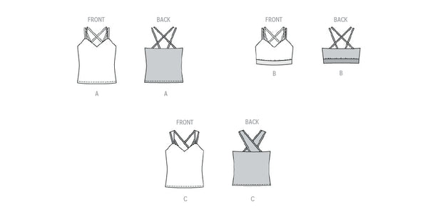 Pattern, Burda, 5765, Misses Tops