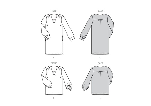 Burda, 5783, Misses Dress and Blouse