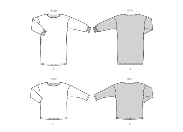 Burda, 5796, Misses Dress and Top