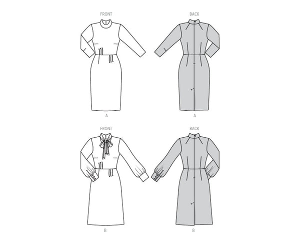 Burda, 5798, Misses Dresses