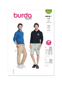 Pattern, Burda, 5814 Men's Pants