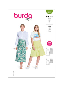Pattern, Burda, 5837 Misses Skirt