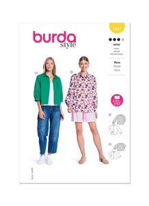 Pattern, Burda, 5847 Misses Shirt