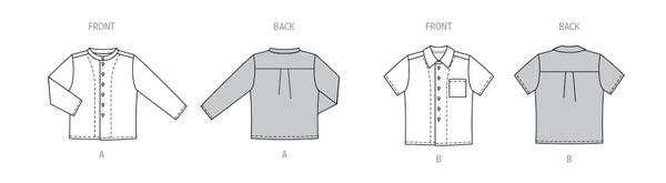 Pattern, Burda, 9209 Children's Shirt