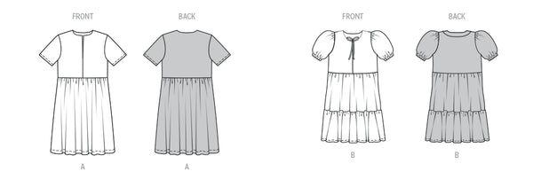 Pattern, Burda, 9212 Children's Dress
