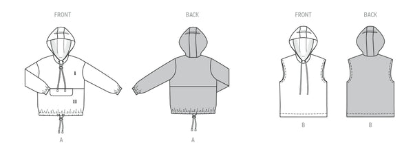 Pattern, Burda, 9213 Children's Sweatshirt