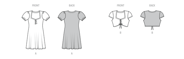 Pattern, Burda, 9214 Children's Dress & Shirt