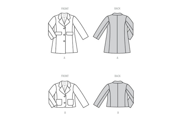 Burda, 9215, Children's Coats