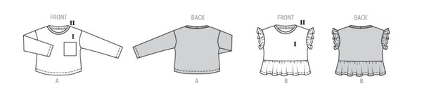 Pattern, Burda, 9223, Children's Top