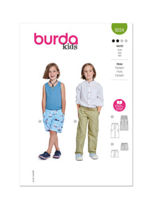 Pattern, Burda, 9224 Children's Pants