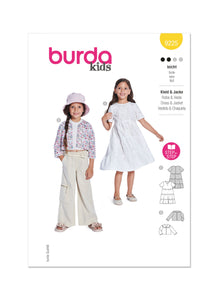 Pattern, Burda, 9225 Children's Jacket and Dress