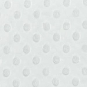 Fabric, Cuddle/Minky Dimple White     CD-WHT