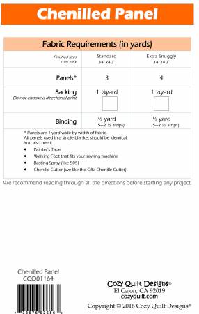 Pattern, Chenilled Panel