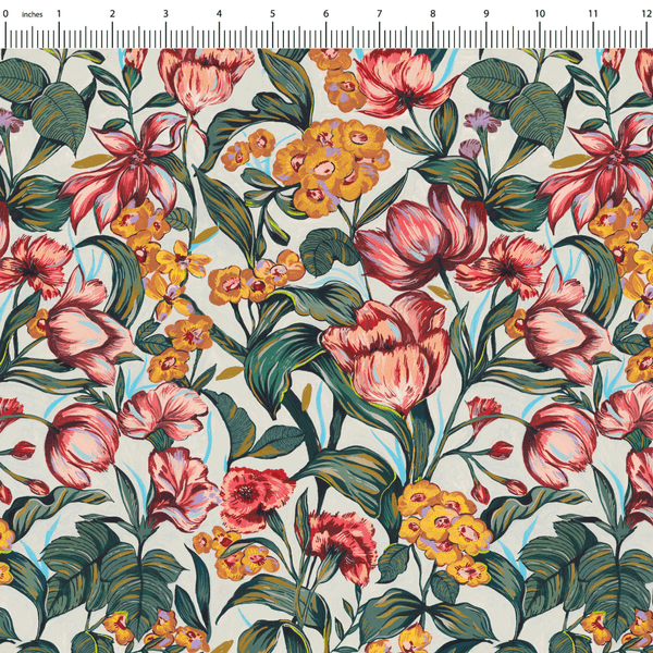 Fabric, A Floral Encounter Collection: Chintz     06524-02
