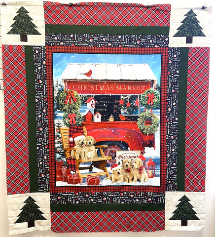 Kit, Christmas Pines Panel Quilt 60" x 67 1/2"