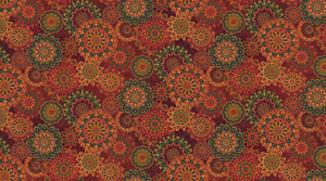 Fabric, Stonehenge Marrakech, Red Multi DP26816-24