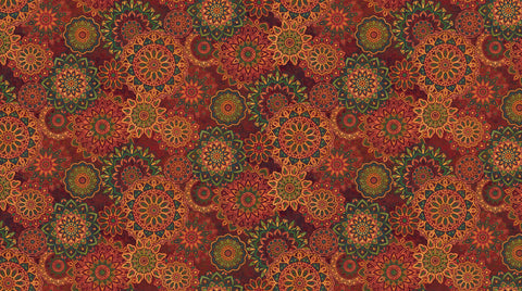 Fabric, Stonehenge Marrakech, Red Multi DP26816-24
