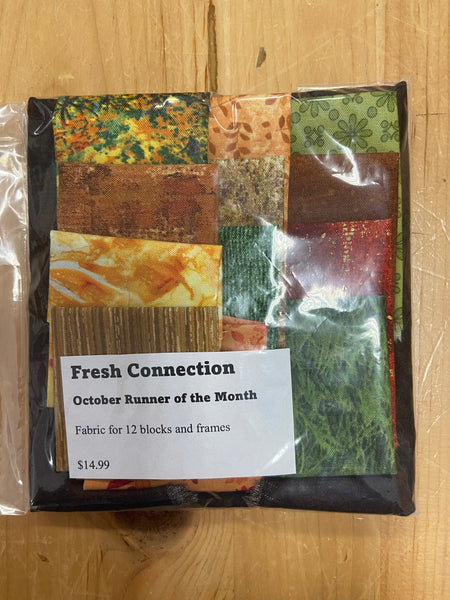 Kit, Table Runner of the Month Club, October, Fresh Connection