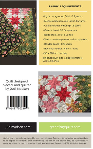 Pattern, Patchwork Christmas Quilt Pattern JMP-108