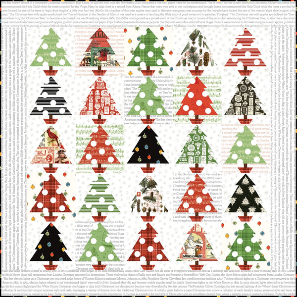 Kit, Classic Christmas Tannenbaum Patch Quilt Kit     KT16280