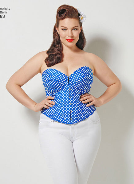 Pattern, SIMPLICITY 1183 Misses' & Plus Size Corsets