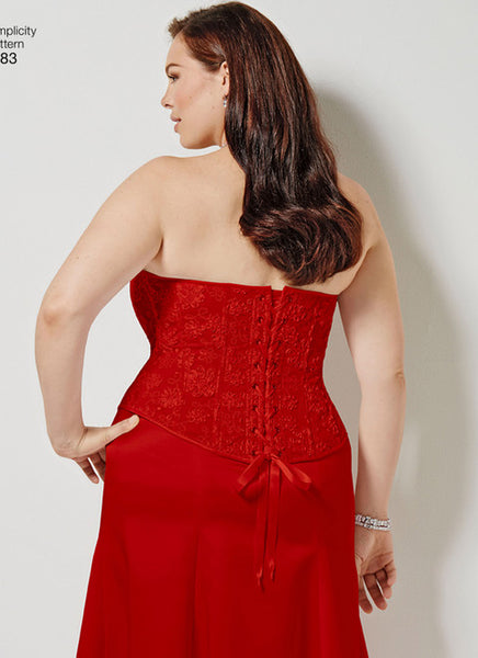 Pattern, SIMPLICITY 1183 Misses' & Plus Size Corsets