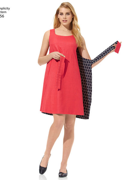 Pattern, SIMPLICITY 1356 Misses' Vintage Jiffy Reversible Wrap Dress