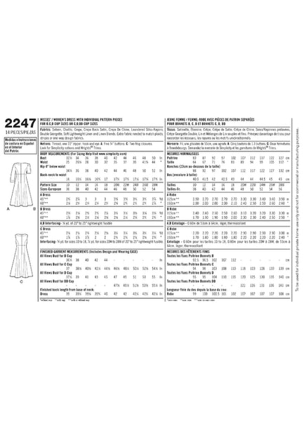 Pattern, SIMPLICITY 2247 Misses' & Plus Size Amazing Fit Dresses