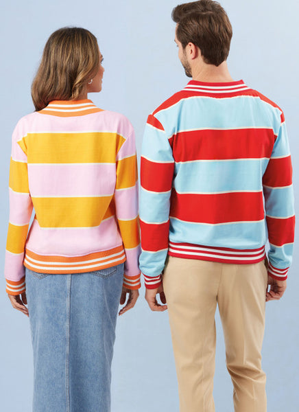 Pattern, SIMPLICITY 3040, Unisex Knit Vest and Tops